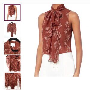 Cinq A Sept Raye Silk Blouse